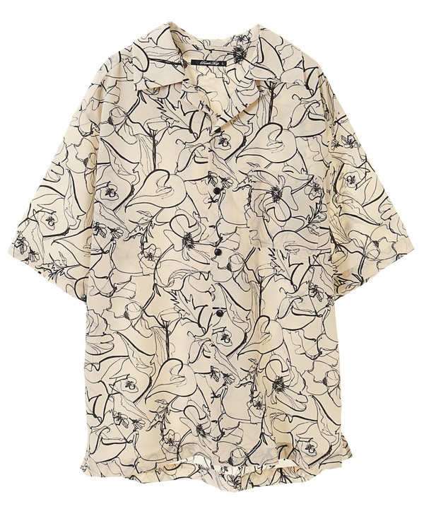 花柄プリントオープンカラー半袖シャツ｜メンズファッション通販 MEN'S