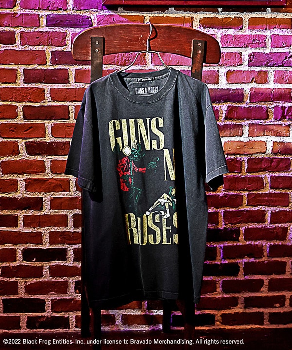 【GOOD ROCK SPEED×RATTLE TRAP】GUNS N'ROSES ガンズ・アンド・ローゼズ　Tシャツ 詳細画像 ブラック 1