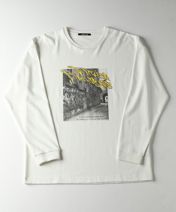 グラフィックプリントロングTシャツ｜メンズファッション通販 MEN'S BIGI ONLINE STORE (メンズビギ オンラインストア)