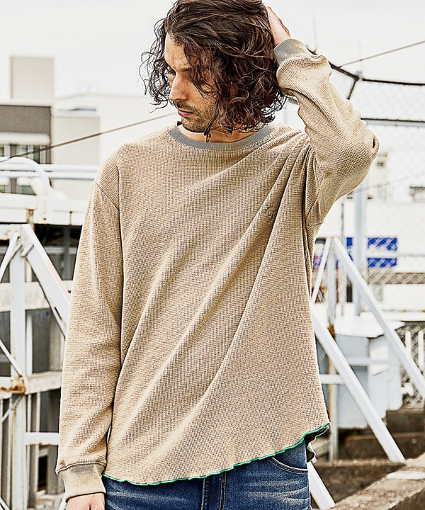 【コーデ販売】Levi's646＆HIBECKワッフルロンT