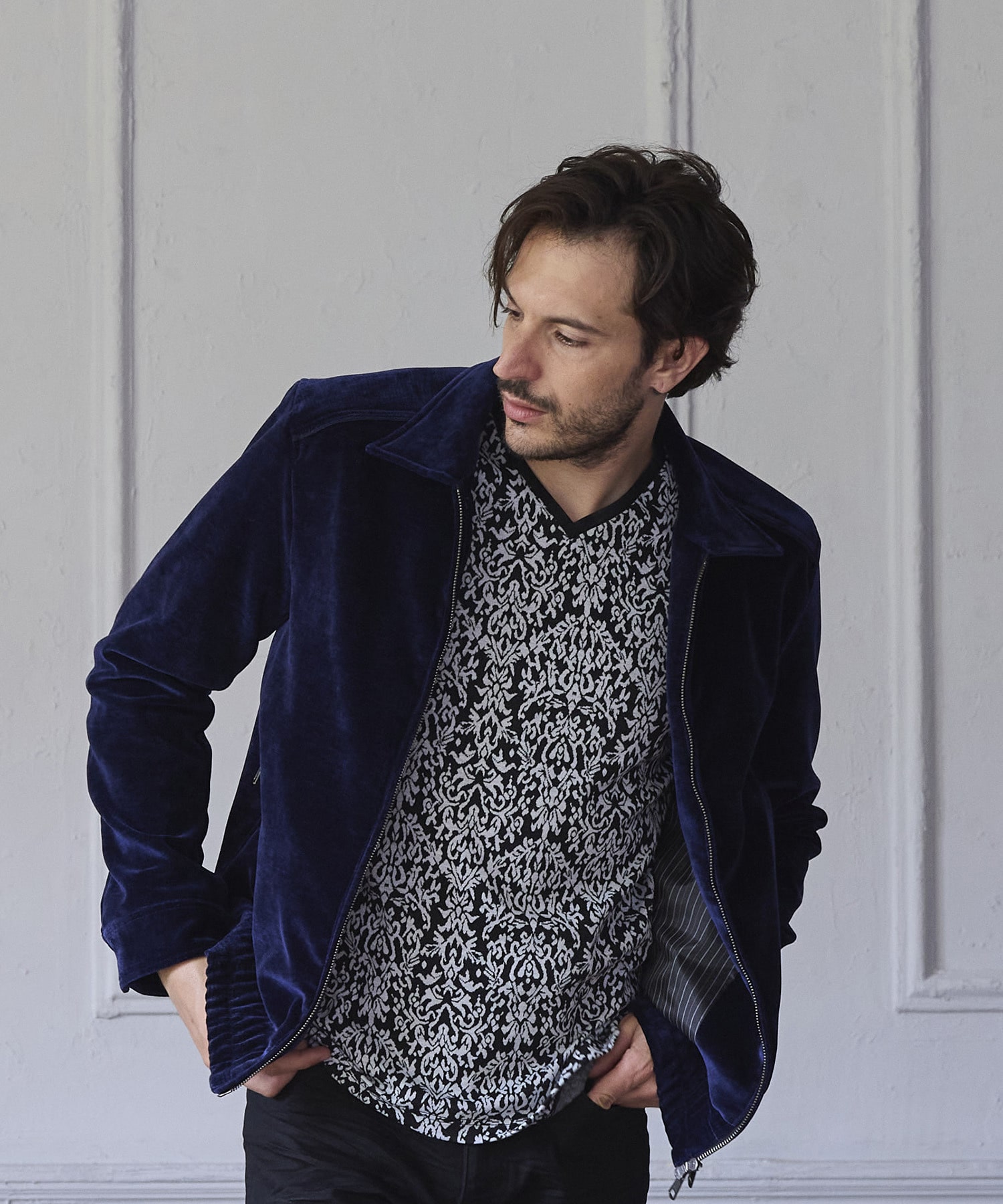 モールベロアドリズラーブルゾン｜メンズファッション通販 MEN'S BIGI