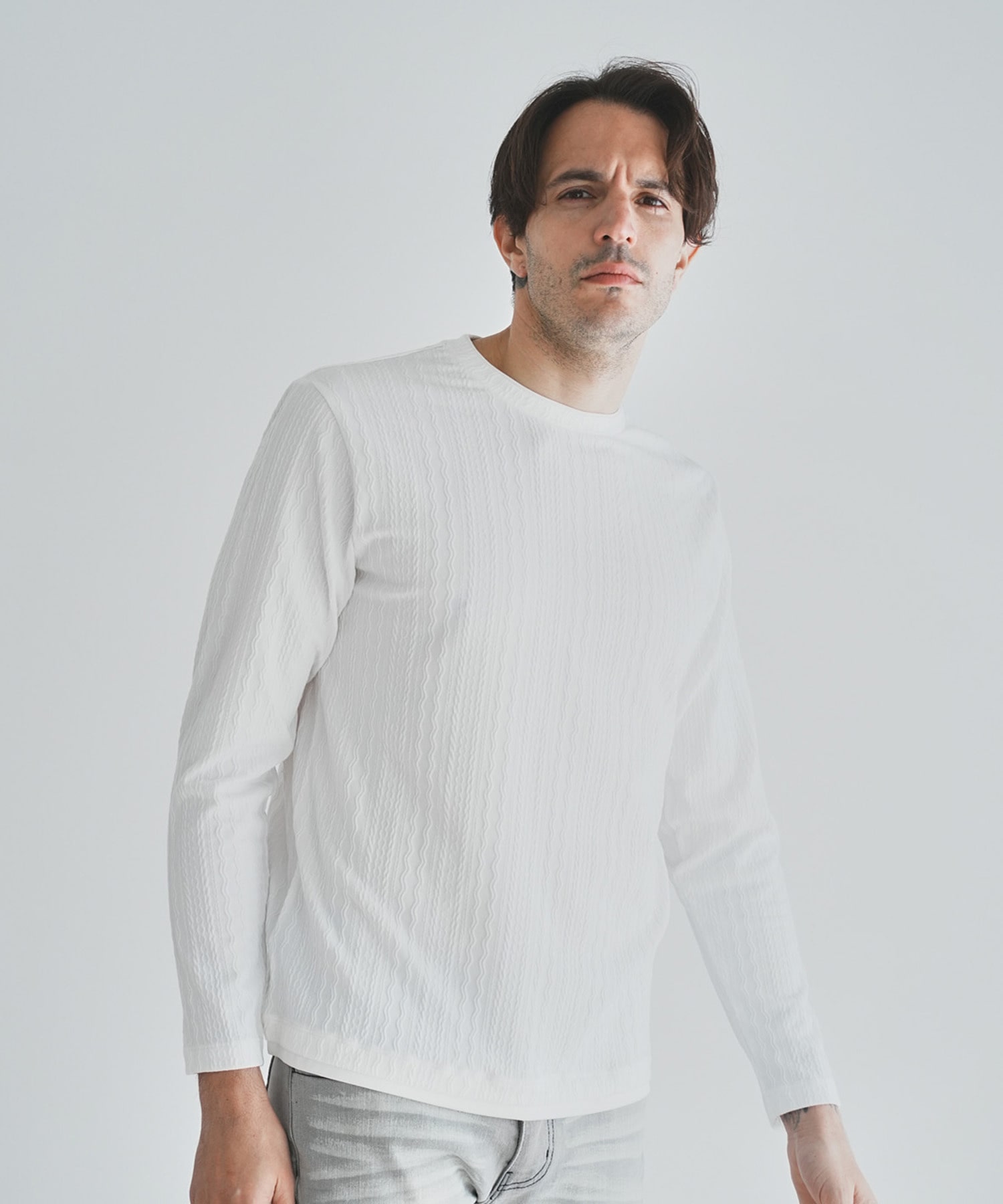 SHADOW MAN TEE [WHITE] – CRTZRTW