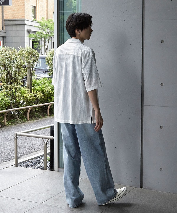 ドビージャガードジャージーオープンカラーシャツ 詳細画像 5
