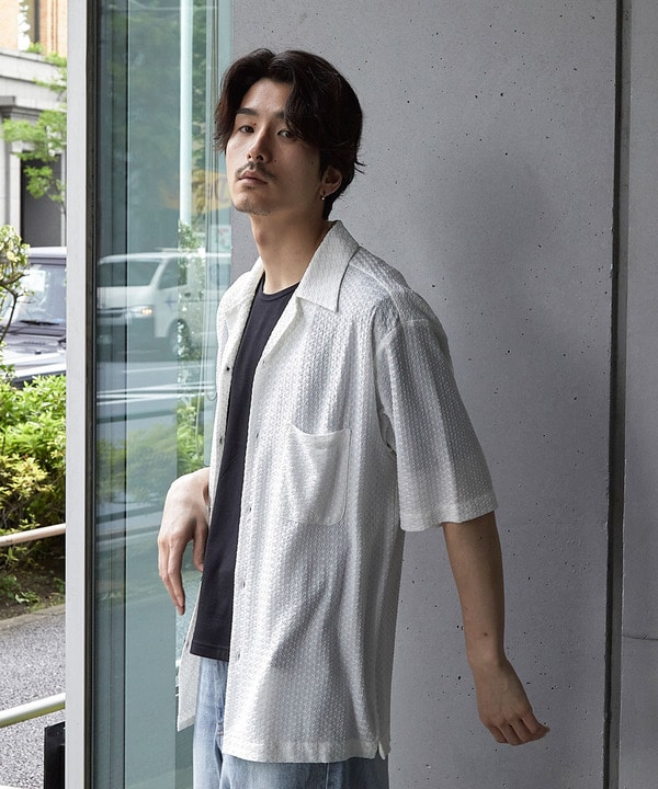 ドビージャガードジャージーオープンカラーシャツ 詳細画像 7