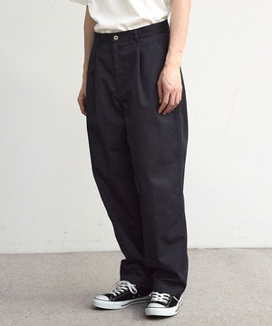 T/Cツイルタックワイドテーパードパンツ