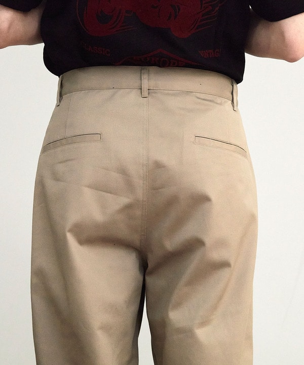 T/Cツイルタックワイドテーパードパンツ 詳細画像 7
