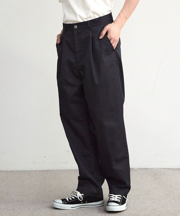 T/Cツイルタックワイドテーパードパンツ 詳細画像 8