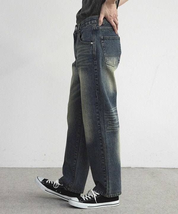 11.5oz　5ポケットルーズストレートパンツ 詳細画像 14