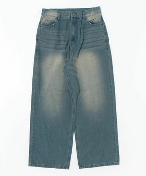 【WEB限定】DENIM BAGGY WIDE PANTS/ルーズフィット/バギーデニムパンツ