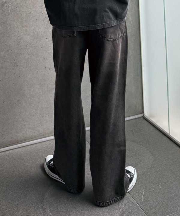 【WEB限定】DENIM BAGGY WIDE PANTS/ルーズフィット/バギーデニムパンツ 詳細画像 4
