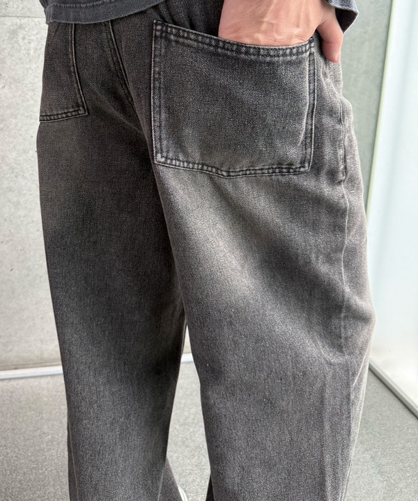 【WEB限定】DENIM BAGGY WIDE PANTS/ルーズフィット/バギーデニムパンツ 詳細画像 5