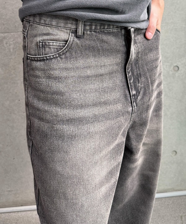 【WEB限定】DENIM BAGGY WIDE PANTS/ルーズフィット/バギーデニムパンツ 詳細画像 6