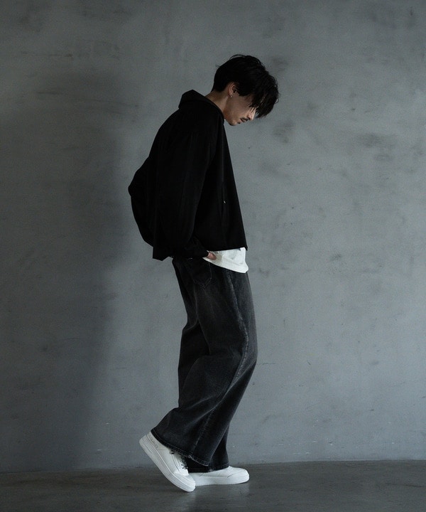 【WEB限定】DENIM BAGGY WIDE PANTS/ルーズフィット/バギーデニムパンツ 詳細画像 12
