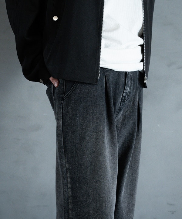 【WEB限定】DENIM BAGGY WIDE PANTS/ルーズフィット/バギーデニムパンツ 詳細画像 16