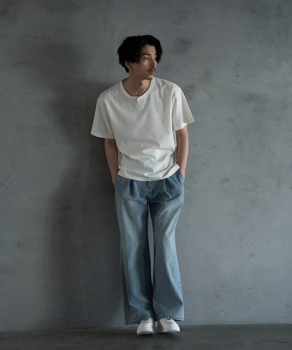 【WEB限定】DENIM BAGGY WIDE PANTS/ルーズフィット/バギーデニムパンツ 詳細画像 3