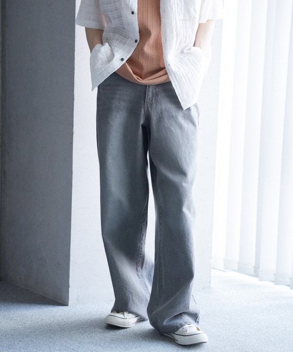 【WEB限定/11.5ozデニム】11.5oz5ポケットワイドストレートパンツ 詳細画像 10