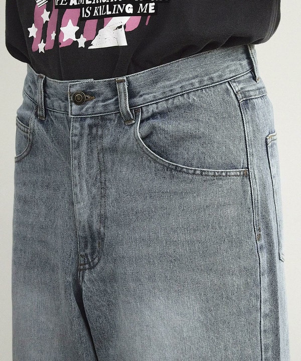 【WEB限定/11.5ozデニム】11.5oz5ポケットワイドストレートパンツ 詳細画像 18