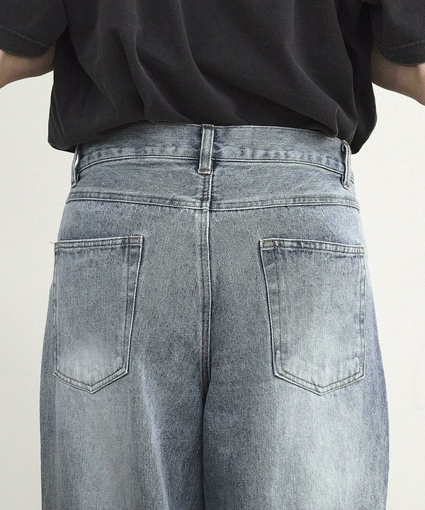【WEB限定/11.5ozデニム】11.5oz5ポケットワイドストレートパンツ 詳細画像 19