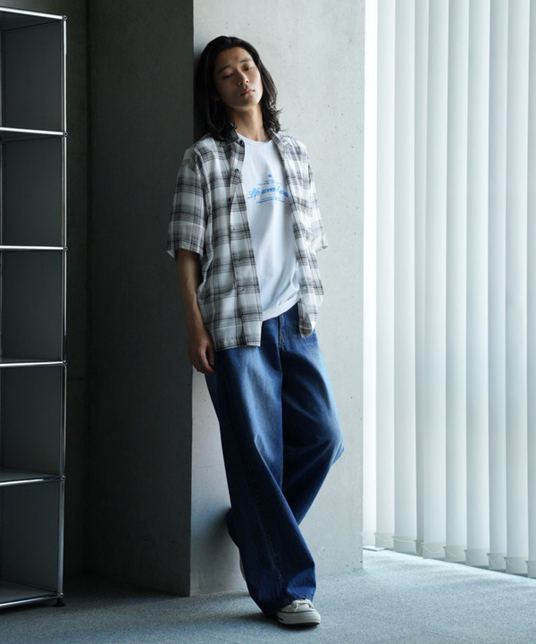 【WEB限定/11.5ozデニム】11.5oz5ポケットワイドストレートパンツ 詳細画像 2