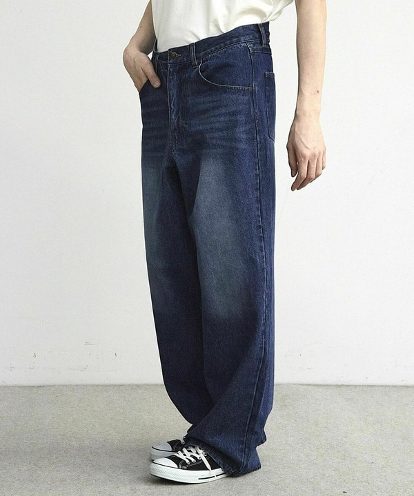 【WEB限定/11.5ozデニム】11.5oz5ポケットワイドストレートパンツ 詳細画像 29