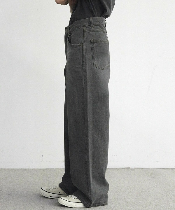 【WEB限定/11.5ozデニム】11.5oz5ポケットワイドストレートパンツ 詳細画像 37