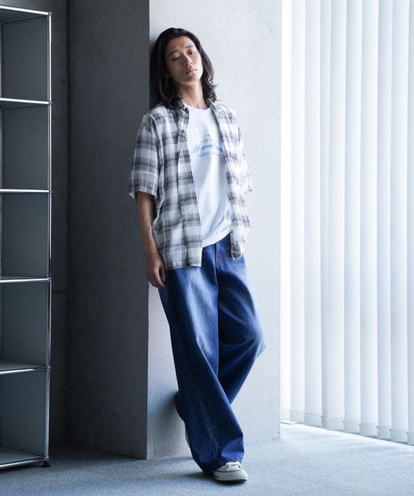 【WEB限定/11.5ozデニム】11.5oz5ポケットワイドストレートパンツ 詳細画像 5
