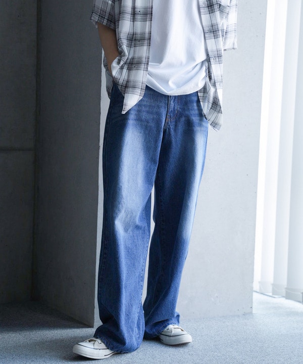 【WEB限定/11.5ozデニム】11.5oz5ポケットワイドストレートパンツ 詳細画像 6