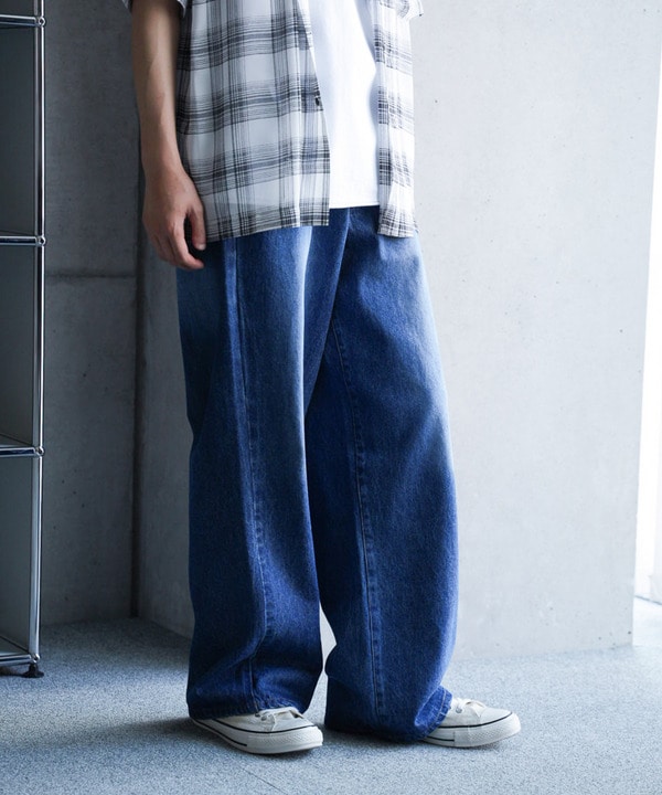 【WEB限定/11.5ozデニム】11.5oz5ポケットワイドストレートパンツ 詳細画像 7
