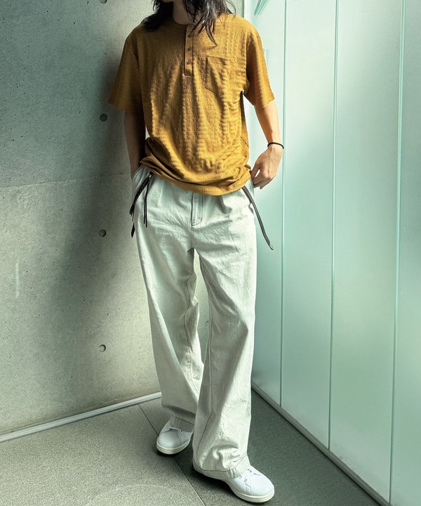 スラブヘンリーネックｔシャツ 詳細画像 7