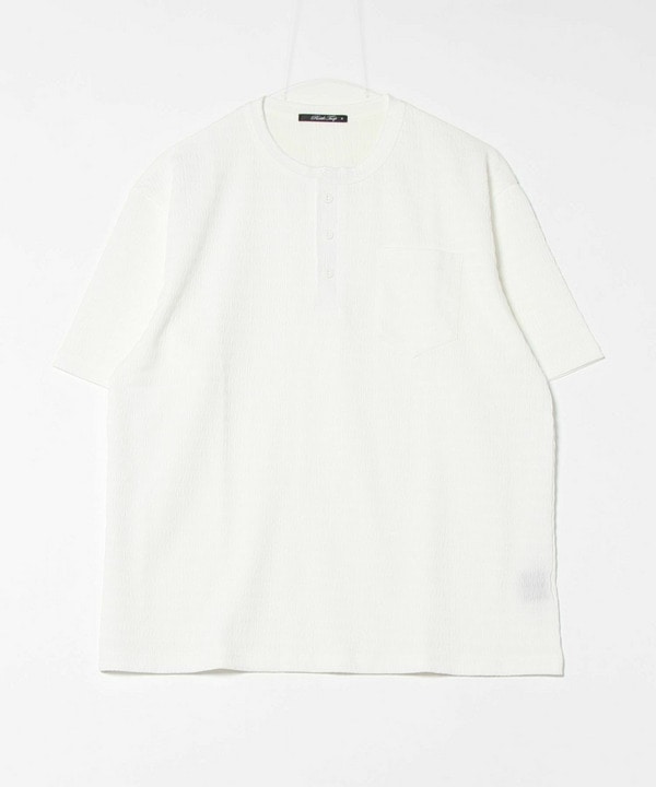 スラブヘンリーネックｔシャツ 詳細画像 ホワイト 1