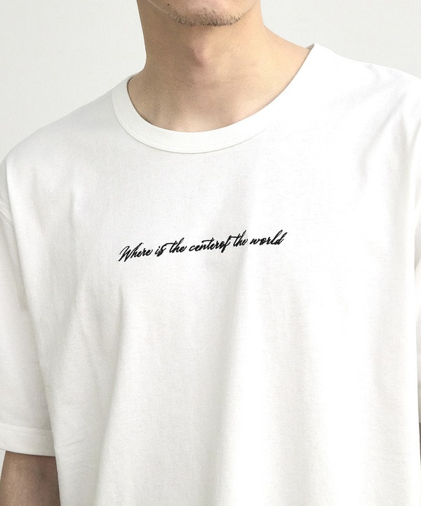 アメリカンコットンロゴ刺繡プリントT 詳細画像 8
