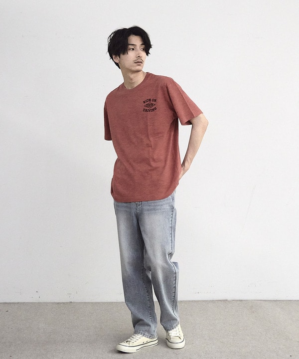 スラブフロッキーロゴプリントＴシャツ 詳細画像 15