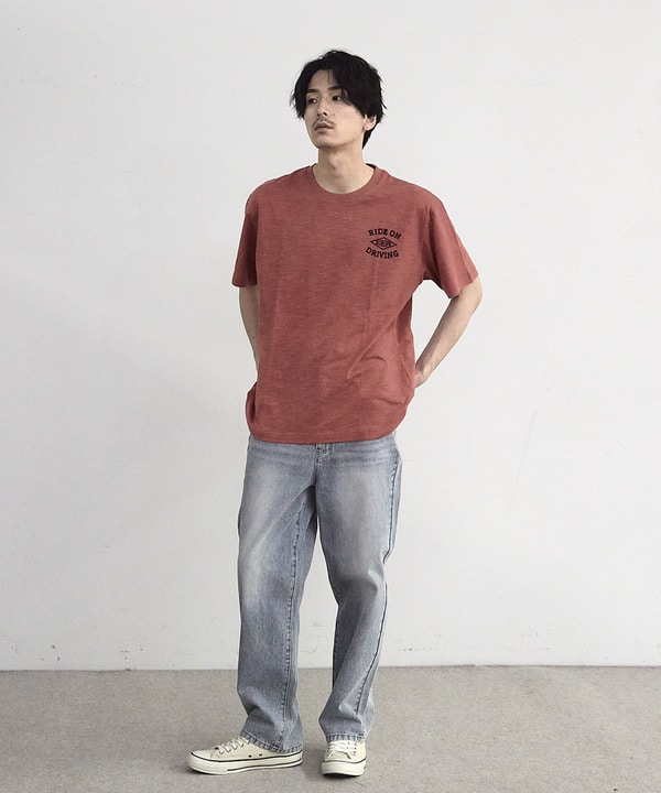 スラブフロッキーロゴプリントＴシャツ 詳細画像 16