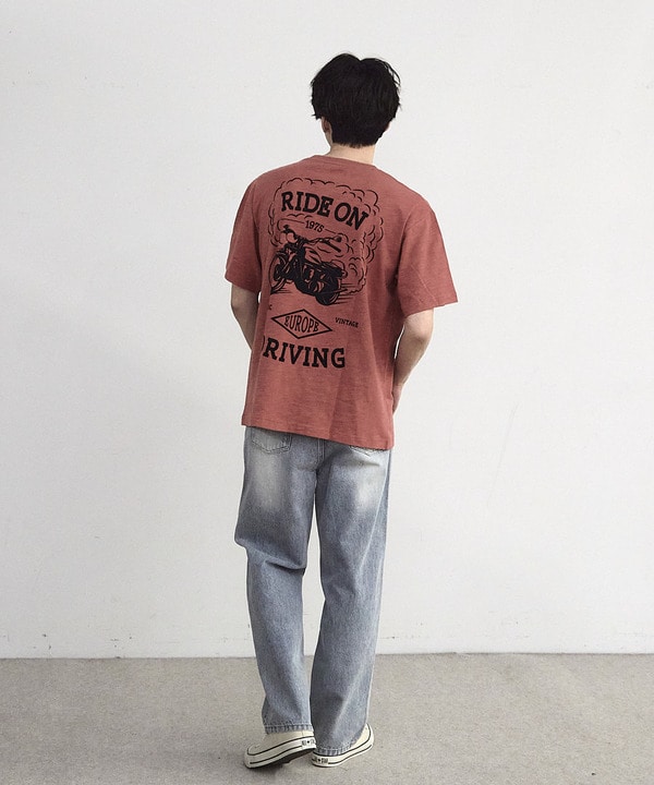 スラブフロッキーロゴプリントＴシャツ 詳細画像 18