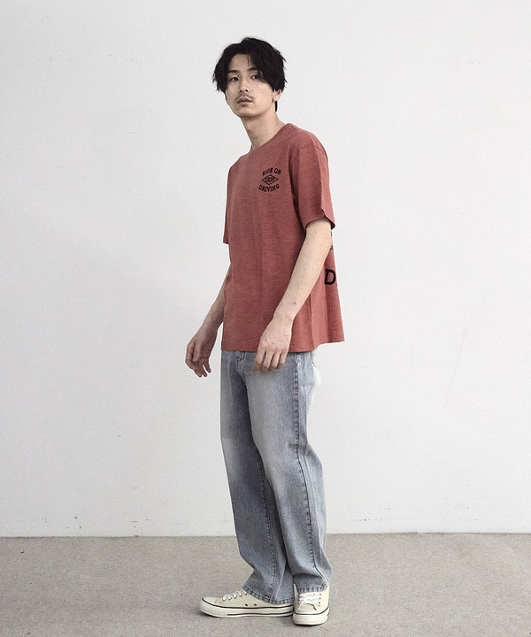 スラブフロッキーロゴプリントＴシャツ 詳細画像 2