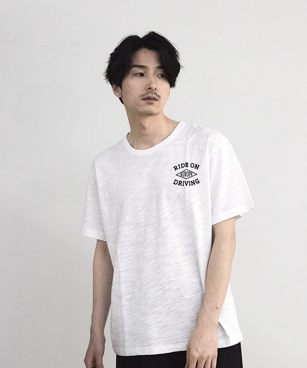 スラブフロッキーロゴプリントＴシャツ 詳細画像 8