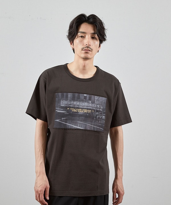 アメリカンコットンロゴプリントTシャツ 詳細画像 ブラック 1