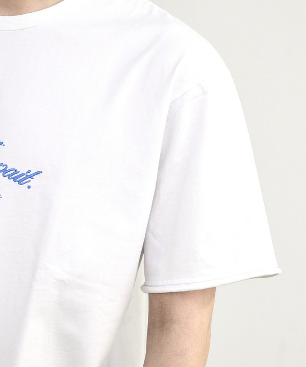 カットオフロゴプリント刺繡Ｔシャツ 詳細画像 11