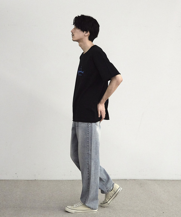 カットオフロゴプリント刺繡Ｔシャツ 詳細画像 17