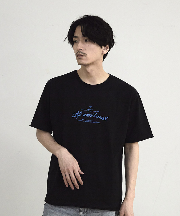 カットオフロゴプリント刺繡Ｔシャツ 詳細画像 19