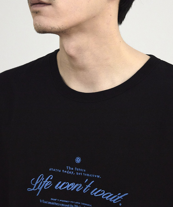 カットオフロゴプリント刺繡Ｔシャツ 詳細画像 20