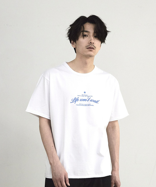 カットオフロゴプリント刺繡Ｔシャツ 詳細画像 6