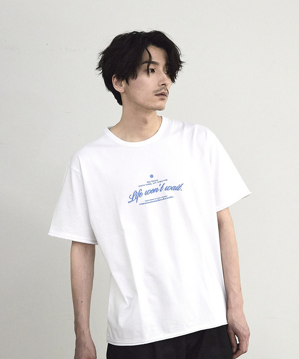 カットオフロゴプリント刺繡Ｔシャツ 詳細画像 7