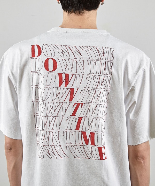 ダメージ加工ロゴプリントTシャツ 詳細画像 11