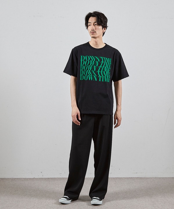 ダメージ加工ロゴプリントTシャツ 詳細画像 13