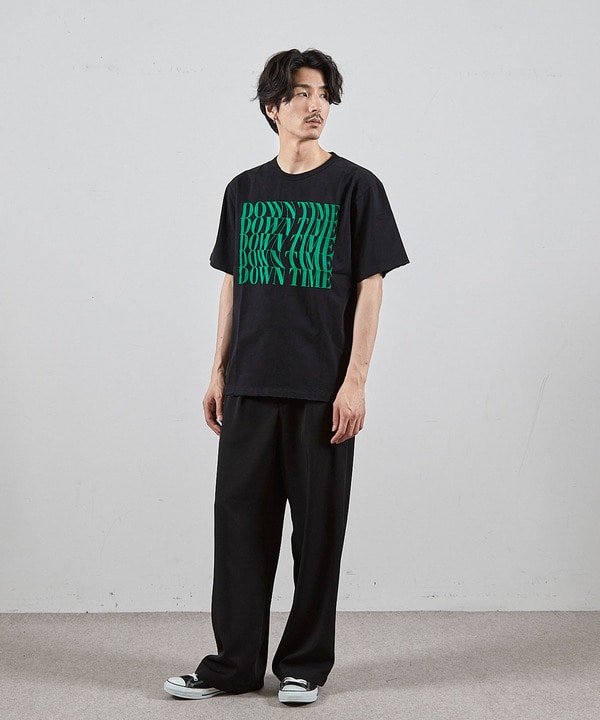 ダメージ加工ロゴプリントTシャツ 詳細画像 14