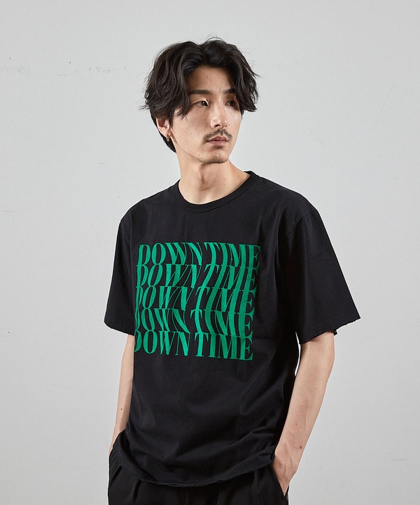 ダメージ加工ロゴプリントTシャツ 詳細画像 18