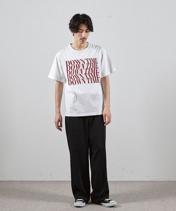 ダメージ加工ロゴプリントTシャツ 詳細画像 2