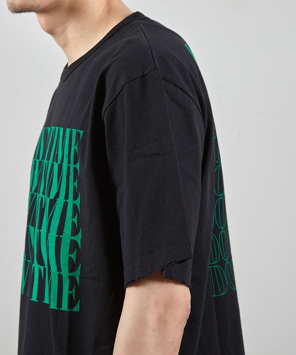 ダメージ加工ロゴプリントTシャツ 詳細画像 21