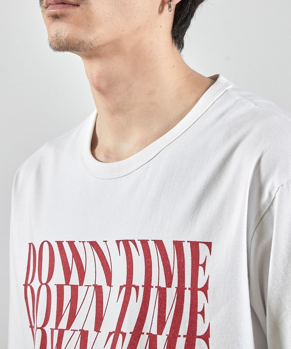 ダメージ加工ロゴプリントTシャツ 詳細画像 8